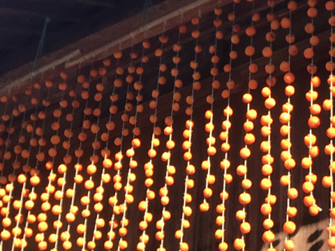 ☆自然派干し柿サイズミックス１.５キロ無燻蒸干し柿☆