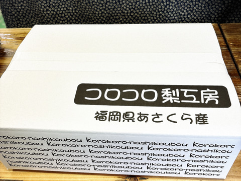 【とにかく甘い‼️】PREMIUMにっこり梨約3.0kg(5~7個)✨️新高と豊水の交配種✨️甘くてキメが細か、とってもジューシー💦酸味が苦手な方にはおすすめ品種😋鮮度を保つ為クール便でお届け🚚