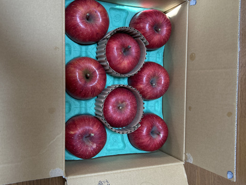 【サンふじ】（2kg・6～9個入り）パリパリ・ジューシーお得な家庭用