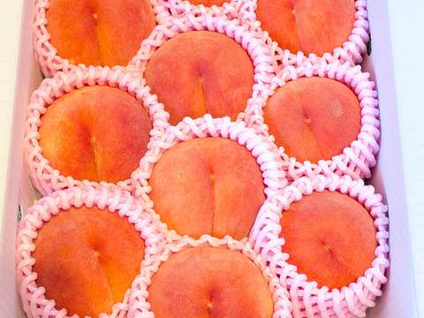 まるせい果樹園の桃【ゆうぞら】2kg箱　(6～11玉入り)   my2