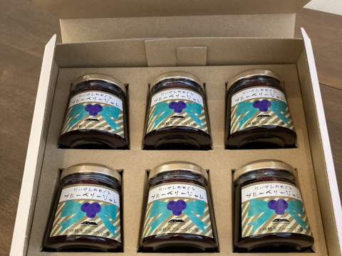 だいせんのめぐみブルーベリージャム　150ｇ×6個