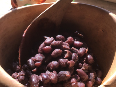 馬と育てた自然栽培　黒小豆　200g