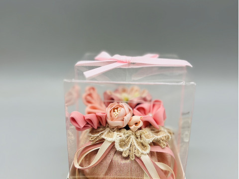 【夏ギフト】天然竹炭入りフラワー香り袋