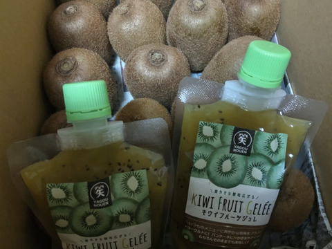 【news every.で紹介！】【お得なセットキウイフルーツ2kg + 無添加キウイジュレ2個
