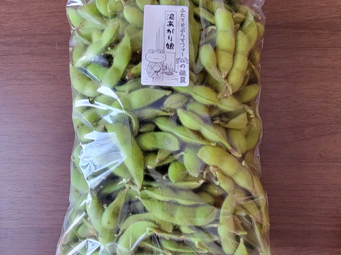 風味豊かで甘い茶豆の枝豆『夏の声』1kg