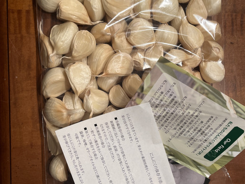 新物 青森県産にんにく バラ 800g ホワイト六片 皮むけなし