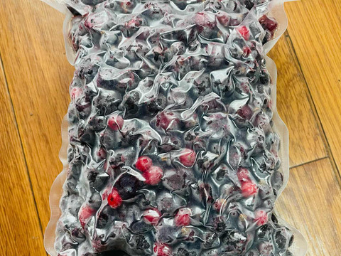 北国のベリー3種セット・1kg（ブルーベリー/カシス/レッドカラント・ジャムづくりに）　※まとめ買い対応