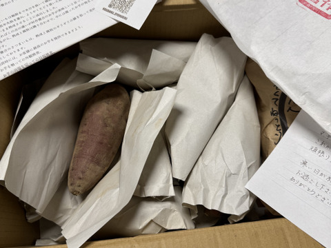 《予約販売》熟成させてお届けするとびっきり甘い蜜いっぱいのさつまいも🍯🍠厳選「紅はるか」（3㎏）ひとつひとつ丁寧に包んでお届けで贈り物にも✨ホワイトデープレゼントにも🎁熨斗承ります！