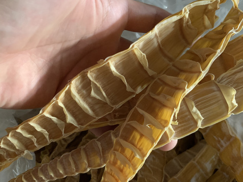 【我夢舎羅村特産品】　コリコリ食感　乾燥たけのこ　50グラム