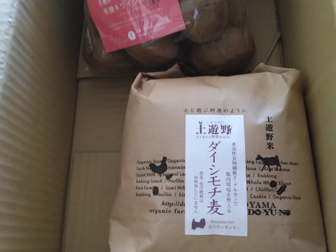 【送料お得】ダイシモチ麦２㎏《農薬化学肥料一切不使用栽培のモチ麦》