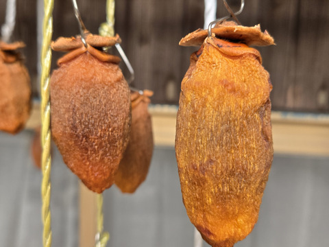 ★自然栽培　自然乾燥　干し柿　30個　柔らかめ　愛宕柿