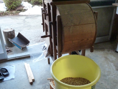 子供から大人、全ての生き物に安心を…自然栽培天日干しひきわりハトムギ【２００ｇ】