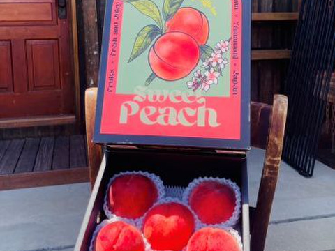 【産直1万件超】土からこだわる“樹上完熟”プレミアム桃！テレビ東京「ひるめし旅」出演で話題！７月～順次発送予定《5~7玉　約2kg》