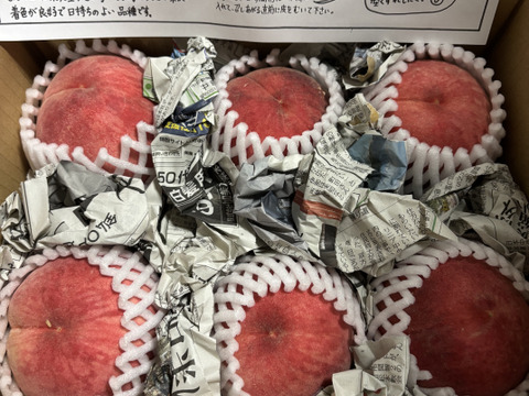 桃　なつっこ　良品　約2kg 長野県産