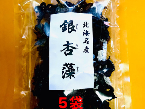 【実質送料無料】銀杏藻（ぎんなんそう）北海道産　5袋150g