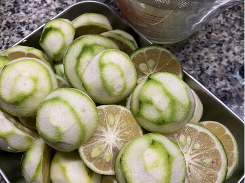 自然栽培かぼす３キロ【種あり】