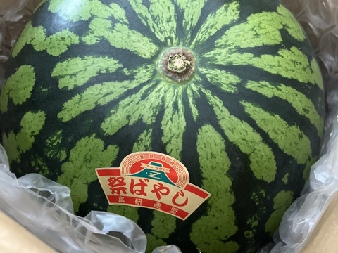 人気No. 1“特選”大玉スイカ🍉3L （8〜9kg）   1玉入り　一つ一つ厳選しお届けします👨🏽‍🌾