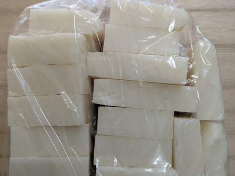 12月２９～３０日に発送　農園産天日干し米！白餅1キロと玄米餅1キロ