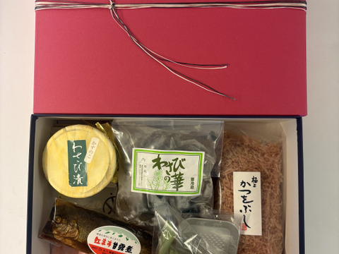 【父の日ギフト】【夏ギフト】創業100年以上信州の老舗がコラボ！究極のわさび丼♬極上晩酌贅沢8品セット☆彡