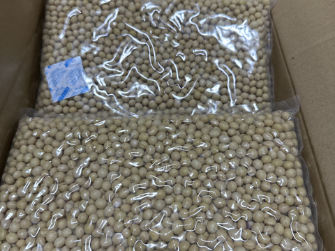 使いやすい1kg梱包 農薬不使用の有機大豆５kg  優しい味わい 北海道の大地で育った「とよまさり」　1月20日ころから発送予定