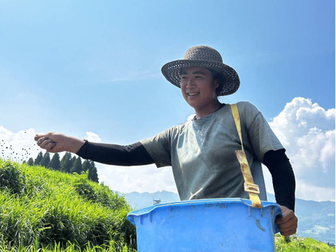 ナッツの香り！天日干し自然栽培『蕎麦粉』南阿蘇村在来種（500g）