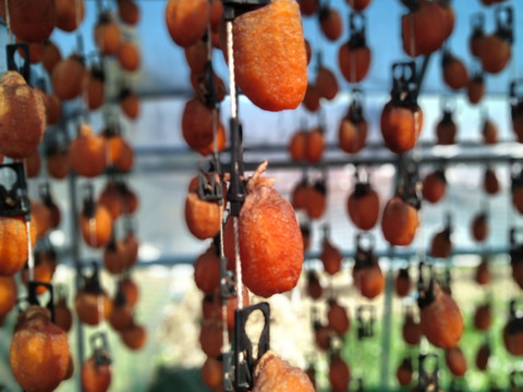 硬め仕上げの無くん蒸「市田の干し柿」2袋(170g入り)