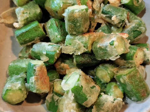 冷凍オクラ1ｋｇ　赤オクラ混合　数量限定　オクラ食べ比べ