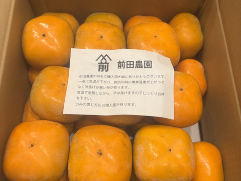 【秋の味覚】和歌山県産　たね無し柿(刀根早生)　訳ありM~2Lサイズ　5kg。【500円割引】