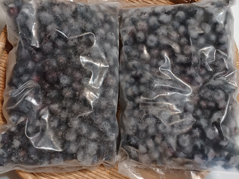 冷凍ブルーベリー 　　　　　　　　　　　【加工用】6kg 国産 冷凍ブルーベリー 加工用 業務用 農薬不使用 6.4kg 福島県