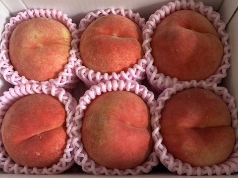 【朝どれ】まるせい果樹園の桃　【ゆうぞら】1kg(4～6玉入り)　自家用　ご贈答用向け my3