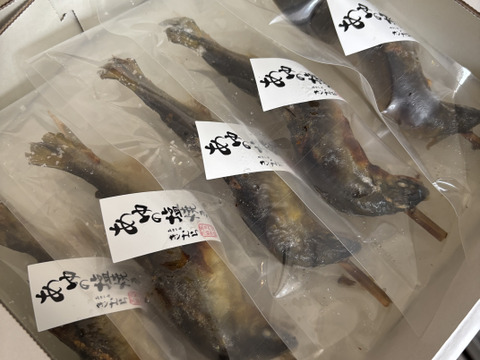 【父の日ギフト】カンタン便利！あゆの塩焼き(5尾入) びわ湖産鮎育成