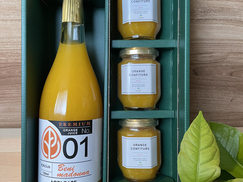 【御中元】【父の日】【熨斗・包装対応可】温州みかんストレートジュース&ジャム3種
