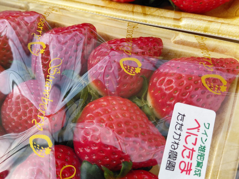 ワイン堆肥で栽培！　べにたま『埼玉いちご』　2パック詰め中粒」
環境保全に取り組みながら「美味しいだけじゃない苺」を栽培
地域資源循環型農業で有機ゴミを有効活用できる「いちご特別栽培」認証！