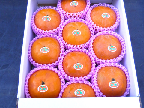 太秋柿❗10玉入り2Ｌサイズ　3.5k箱
食味も食感も抜群です。
福岡県久留米市田主丸産