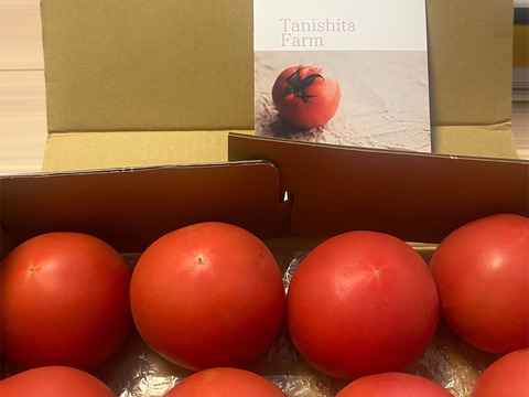 【有機JAS】飛騨産大玉トマト2キロ箱
今年もやっぱり丸かじり！麗月