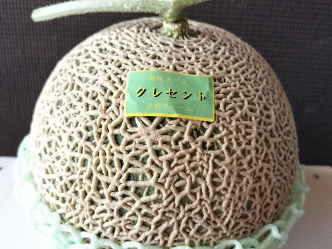 青肉メロンの新星『クレセントメロン』4玉入り４㎏