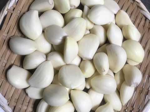 大人気！2026年産無添加むきにんにく（大小込）（1kg）：愛知県産の