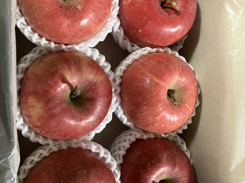 ギフト　樹上完熟サンふじ約2キロ6玉入　贈答品