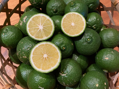 自然栽培かぼす３キロ【種なし】