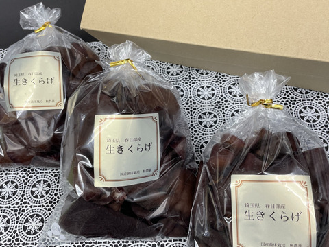 【夏季限定】朝採り新鮮！ぷりぷり国産生きくらげ（250g×3p）