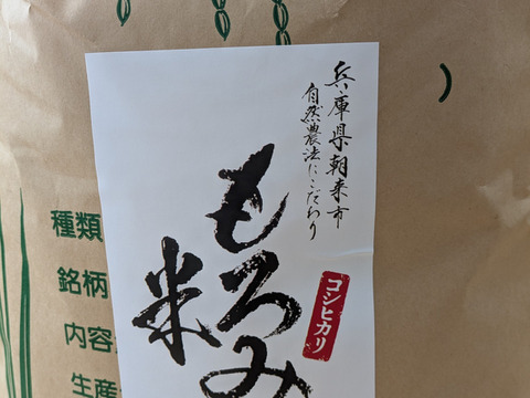 『令和７年度産』自然が育んだ美味しいお米★もろみ米【コシヒカリ】20㎏×1袋白米
