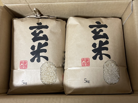 ２「作り手の顔が見えるお米」秋田県産あきたこまち玄米１０ｋｇ（５ｋｇ×２袋）(令和7年産)