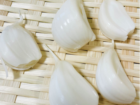 力強い香りと辛味！北海道在来 通称「ピンクにんにく」1kg