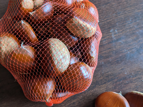 【2キロクール便】甘ホク増々、熟成小布施産2L〜大栗　小布施栗