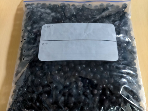 ★期間数量限定【ｽｰﾊﾟｰﾌｰﾄﾞ】令和7年産  アロニア生果実　500ｇ　フレッシュアロニア（ｱﾝﾄｼｱﾆﾝ・ﾎﾟﾘﾌｪﾉｰﾙ豊富♪）新潟県産　アロニア