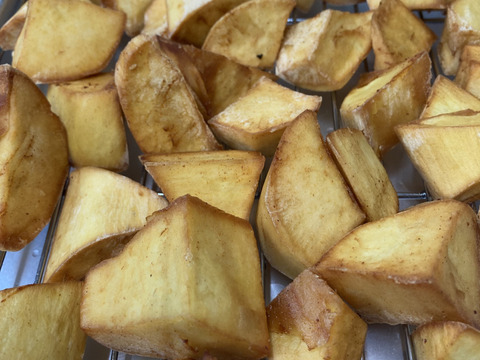 熟成さつまいも　紅はるか　蒸し　カット　500g