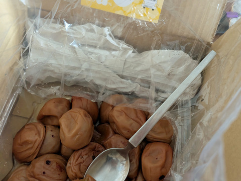 【訳あり】蜂蜜入り塩分控えめつぶれ梅干し!!塩分6～7％（800g）