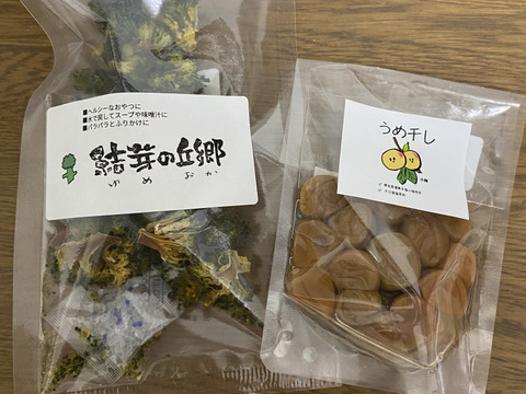 【メール便】梅干しと乾燥ブロッコリー