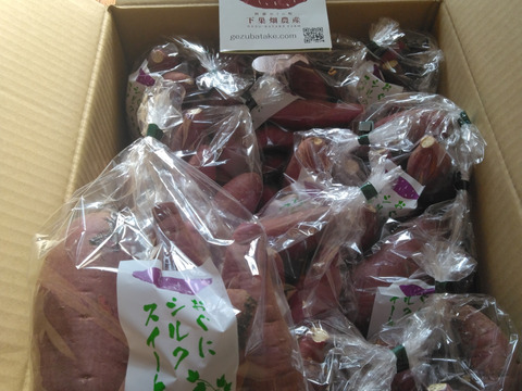 令和7年産定温貯蔵で熟成しました!!　甘くてしっとり♡　阿蘇小国のシルクスイート（8kg）