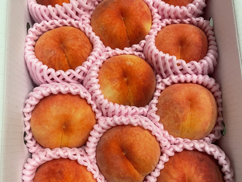 まるせい果樹園の桃【ゆうぞら】2kg箱　(6～11玉入り)   my2